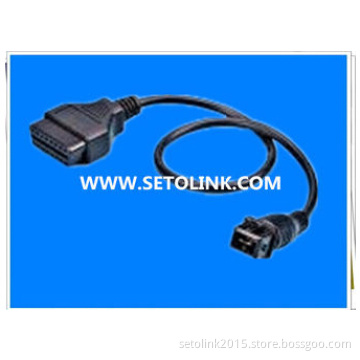 OBDII 16 PIN FEMALE TO PSA 2 PIN CONNECTOR DIAGNOSTIC CABLE